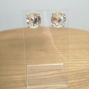 Kate Spade New York Crystal Clear Sparkling Round Stud Earrings